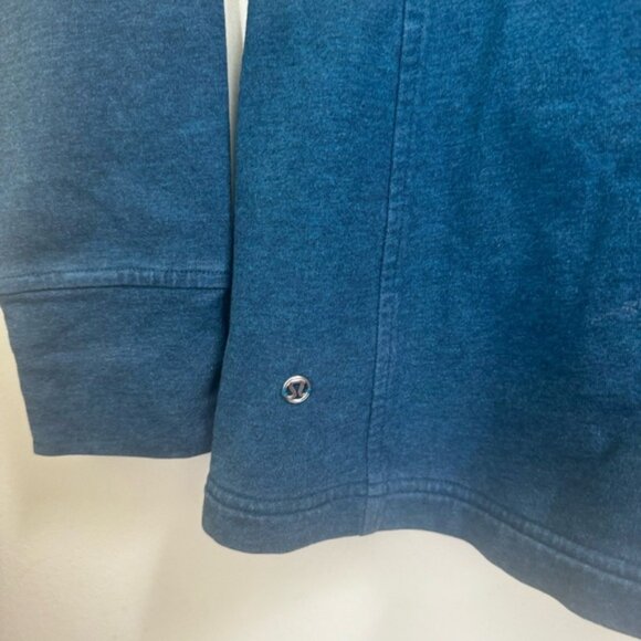 Lululemon Coast Wrap II Stretch Cotton Pockets French Terry Jacket Thumbholes 6 - Picture 6 of 16